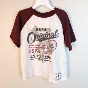 Boy’s raglan sleeve polo association shirt